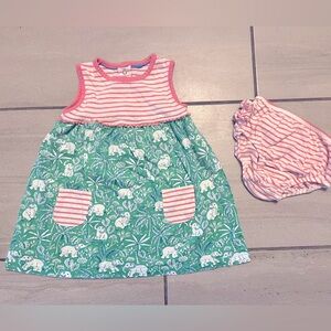 Baby Boden 12-18 Months Dress and Bloomers